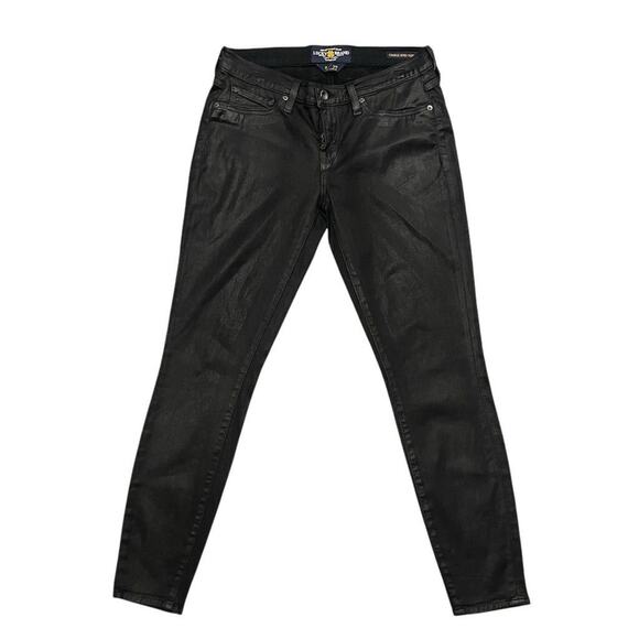 Lucky Brand Women's Charlie Super Skinny Jeans Black Size 8 - Picture 7 of 8